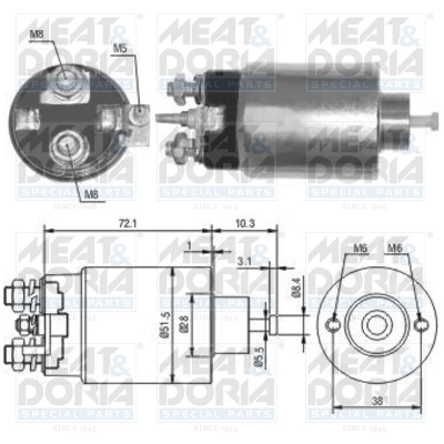 Solenoid Switch, starter